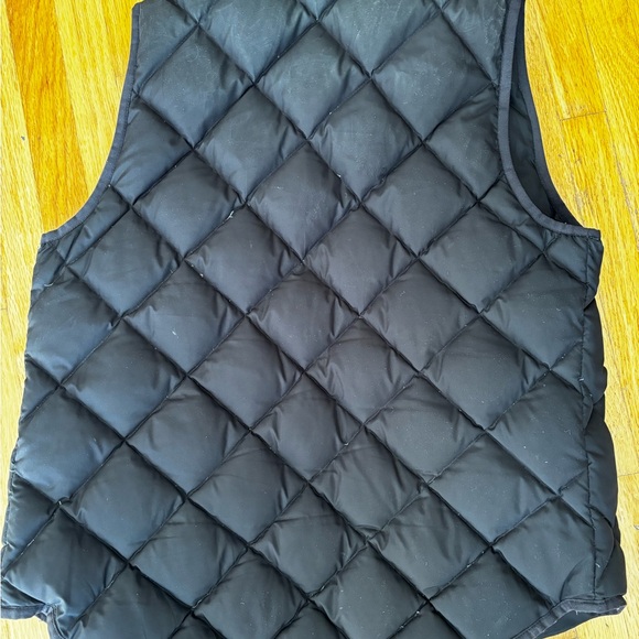 JCrew Quilted Vest | Black | Size S - Picture 2 of 4